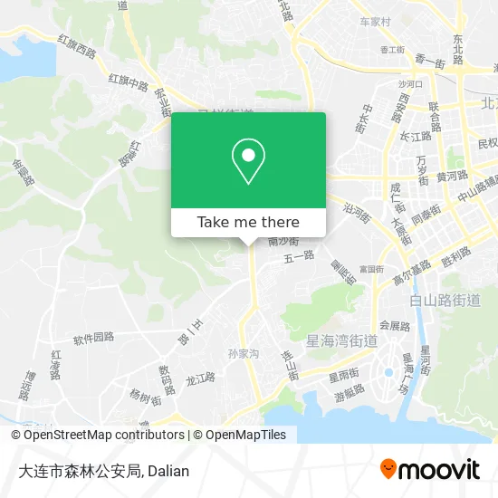 大连市森林公安局 map
