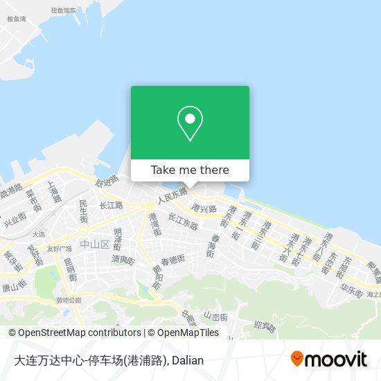 大连万达中心-停车场(港浦路) map