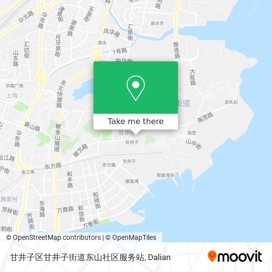 甘井子区甘井子街道东山社区服务站 map