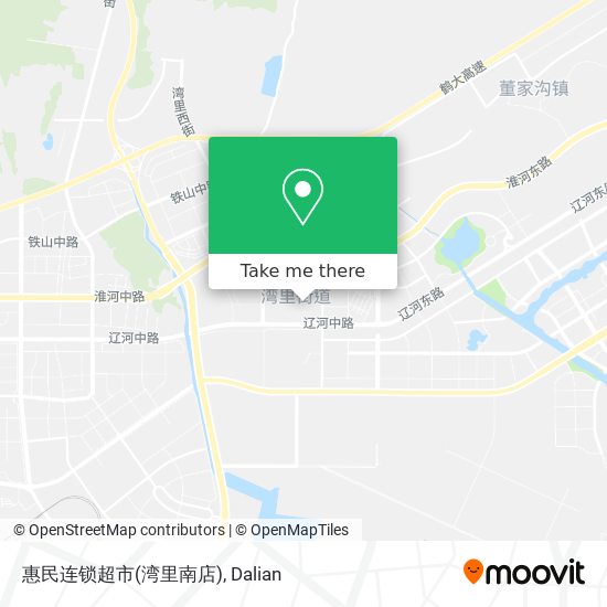 惠民连锁超市(湾里南店) map