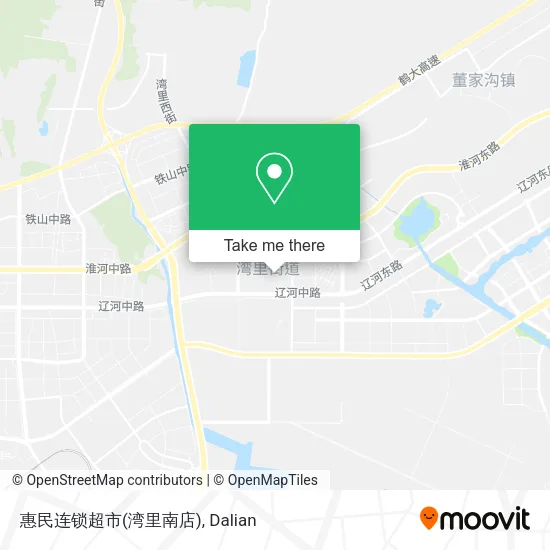 惠民连锁超市(湾里南店) map