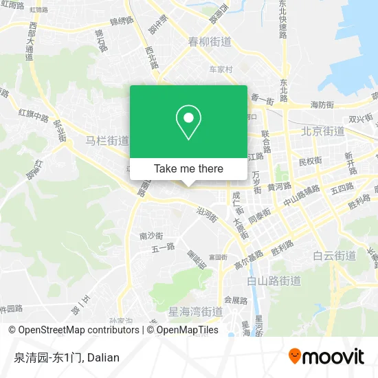 泉清园-东1门 map