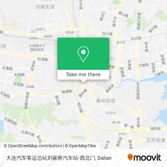 大连汽车客运总站刘家桥汽车站-西北门 map
