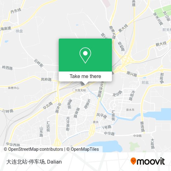 大连北站-停车场 map
