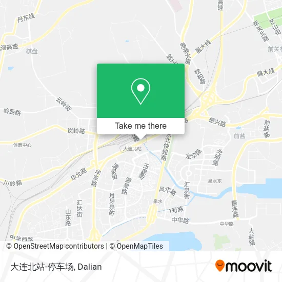 大连北站-停车场 map
