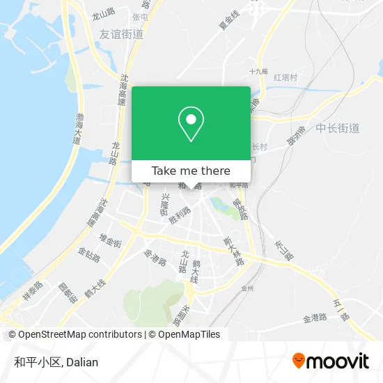 和平小区 map