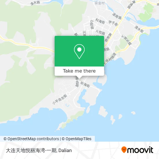 大连天地悦丽海湾-一期 map