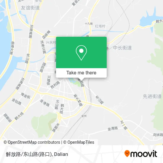 解放路/东山路(路口) map