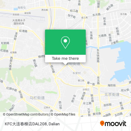 KFC大连春柳店DAL208 map
