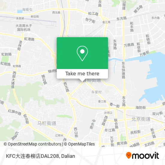 KFC大连春柳店DAL208 map