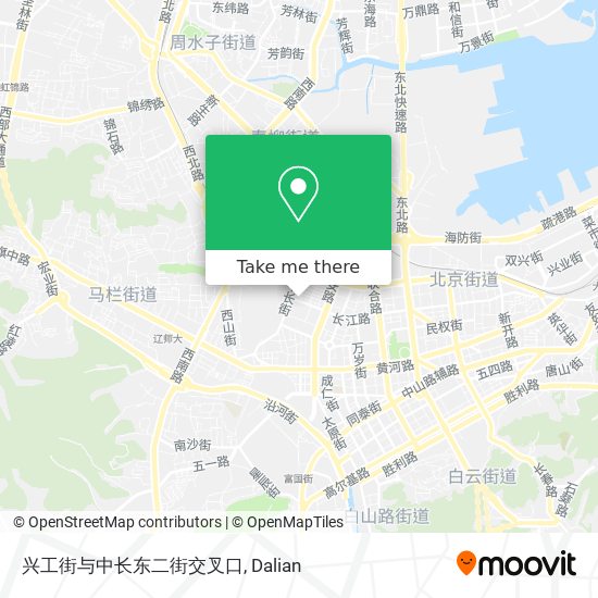 兴工街与中长东二街交叉口 map