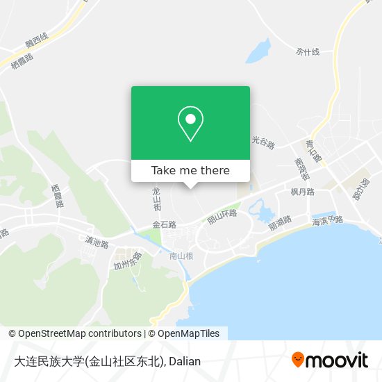 大连民族大学(金山社区东北) map