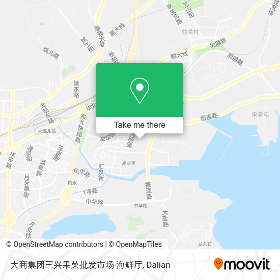 大商集团三兴果菜批发市场-海鲜厅 map