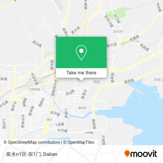 泉水n1区-东1门 map