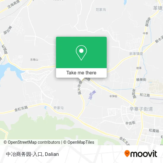 中冶商务园-入口 map