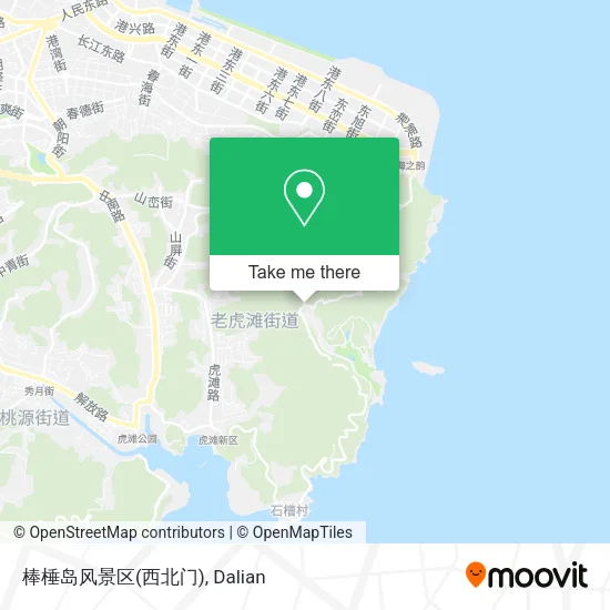 棒棰岛风景区(西北门) map