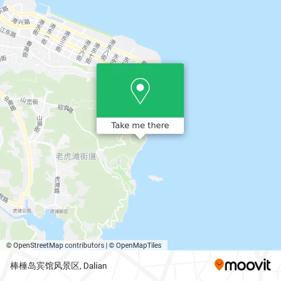 棒棰岛宾馆风景区 map