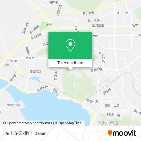 东山花园-北门 map