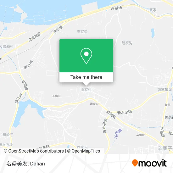 名焱美发 map