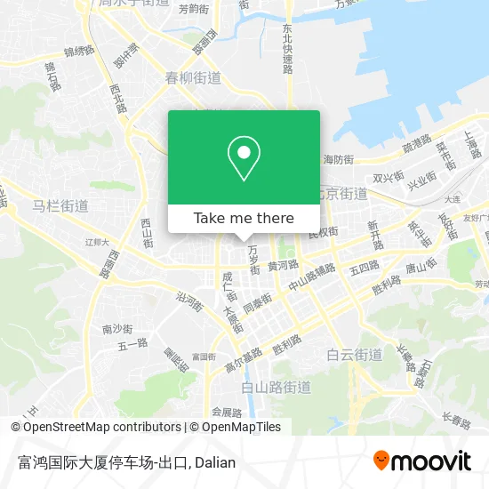 富鸿国际大厦停车场-出口 map