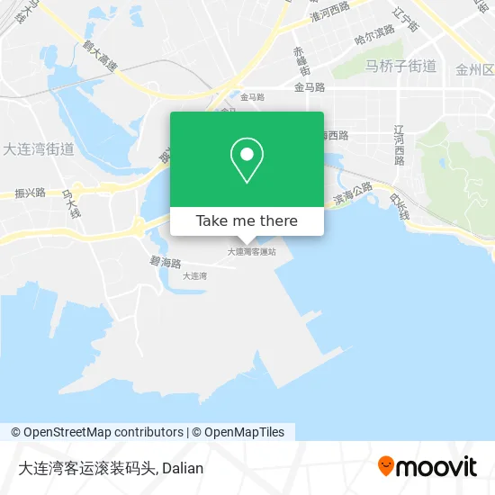 大连湾客运滚装码头 map