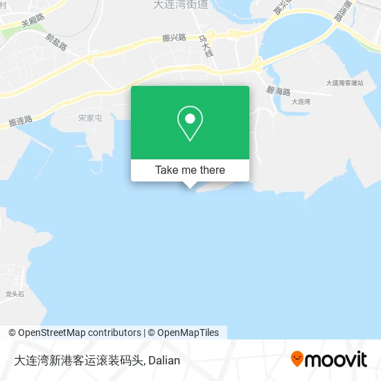 大连湾新港客运滚装码头 map