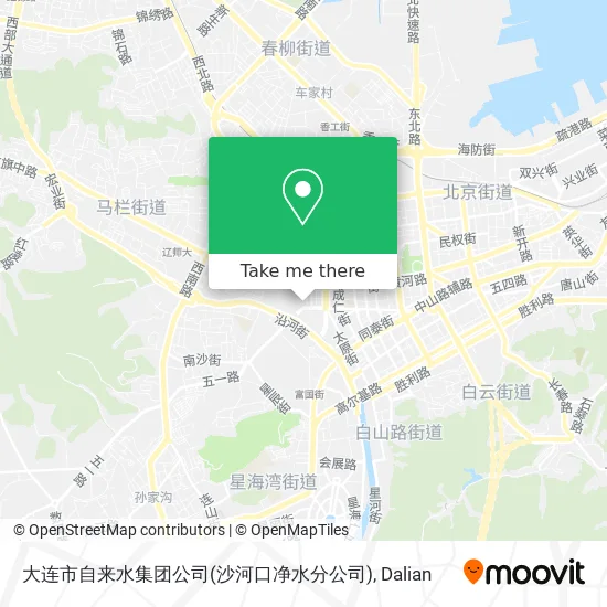 大连市自来水集团公司(沙河口净水分公司) map