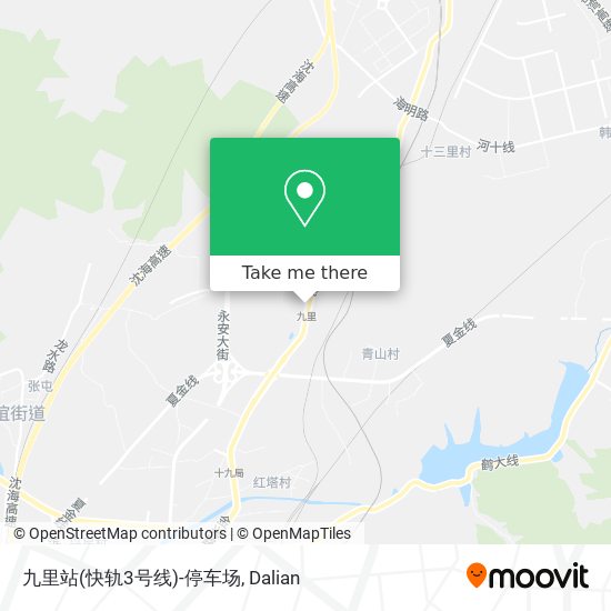 九里站(快轨3号线)-停车场 map