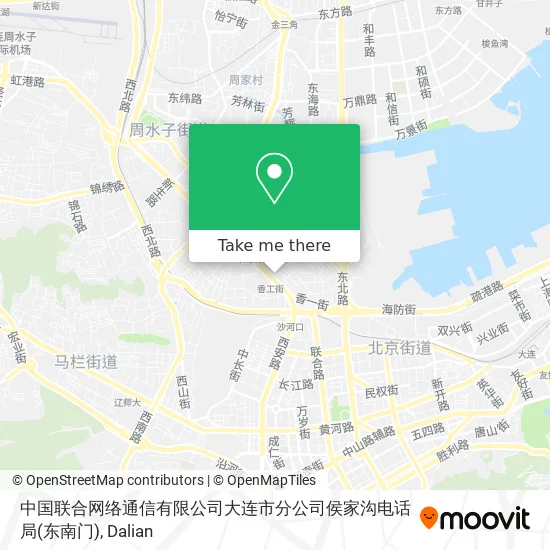 中国联合网络通信有限公司大连市分公司侯家沟电话局(东南门) map