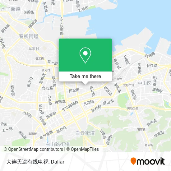 大连天途有线电视 map