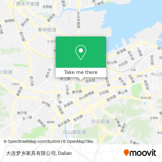 大连梦乡家具有限公司 map
