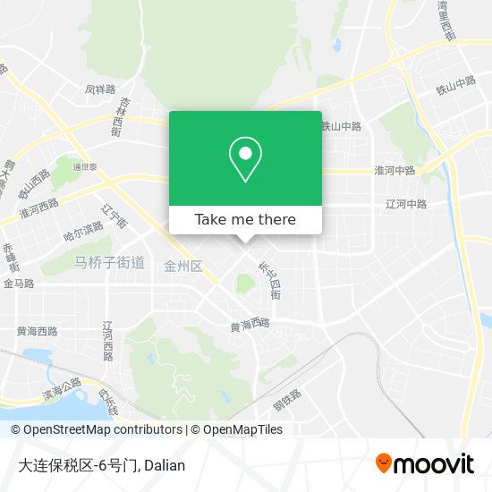 大连保税区-6号门 map