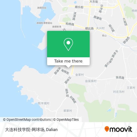 大连科技学院-网球场 map