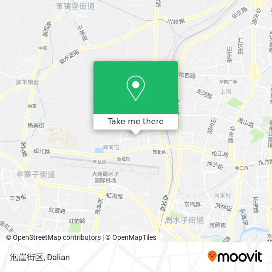 泡崖街区 map
