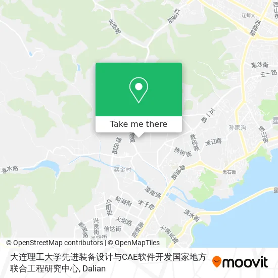 大连理工大学先进装备设计与CAE软件开发国家地方联合工程研究中心 map