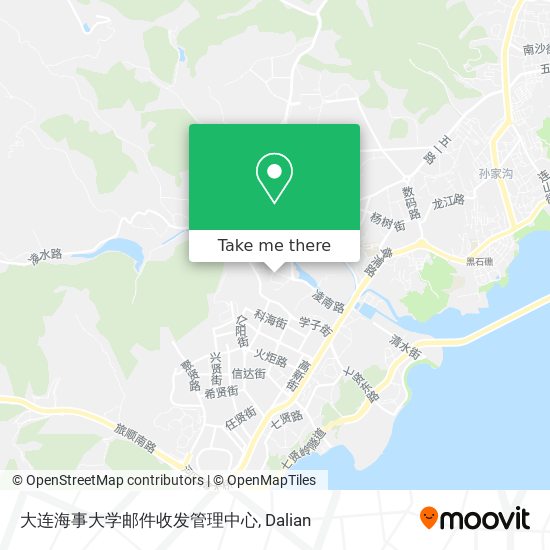 大连海事大学邮件收发管理中心 map