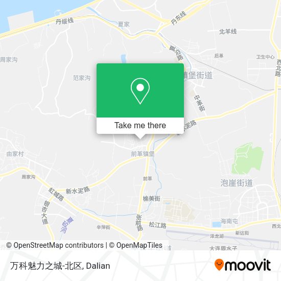 万科魅力之城-北区 map