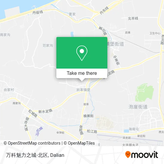 万科魅力之城-北区 map