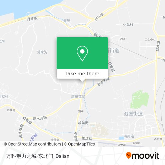 万科魅力之城-东北门 map