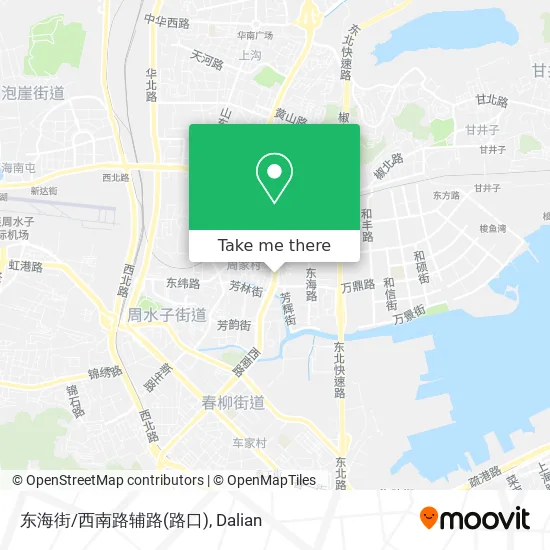 东海街/西南路辅路(路口) map