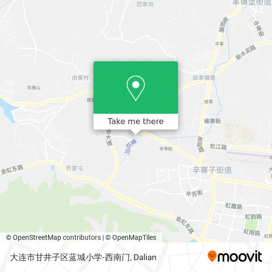 大连市甘井子区蓝城小学-西南门 map
