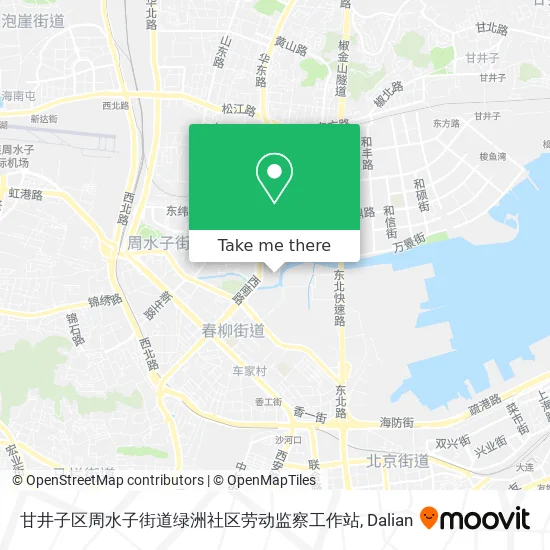甘井子区周水子街道绿洲社区劳动监察工作站 map
