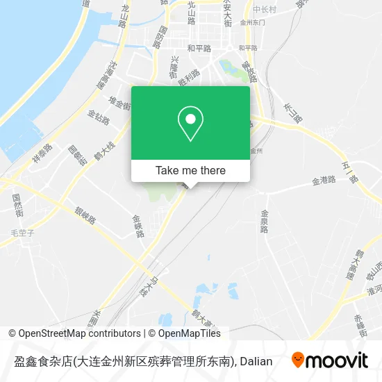 盈鑫食杂店(大连金州新区殡葬管理所东南) map