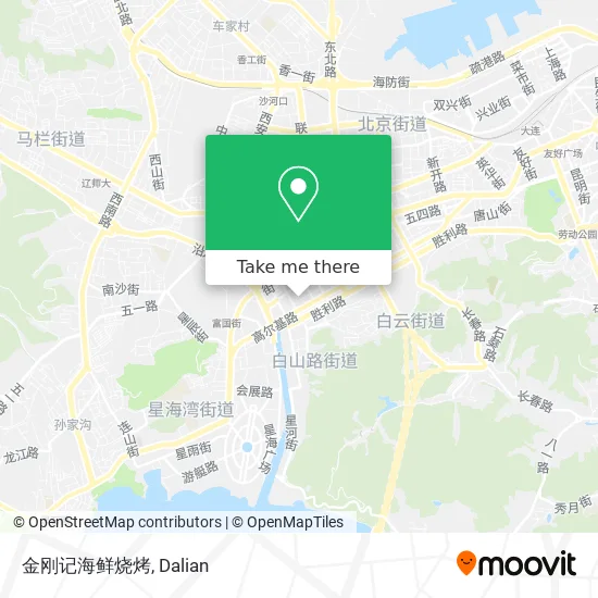 金刚记海鲜烧烤 map