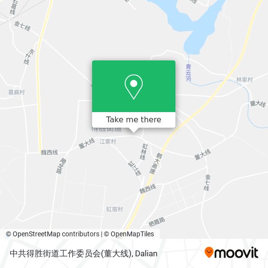 中共得胜街道工作委员会(董大线) map