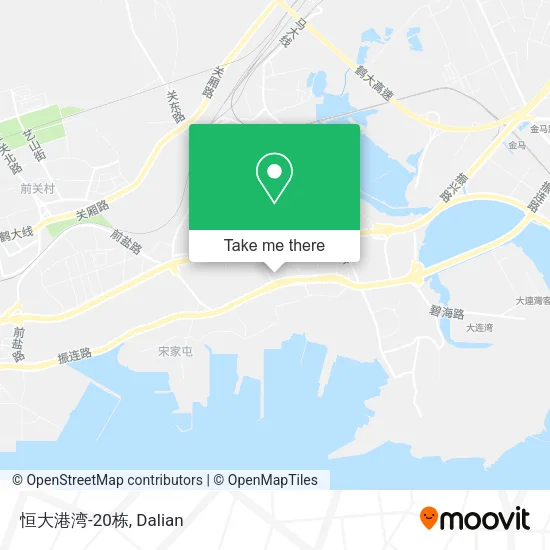 恒大港湾-20栋 map