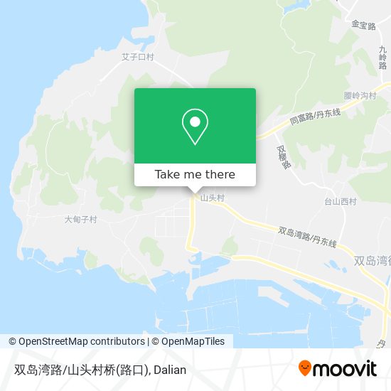 双岛湾路/山头村桥(路口) map