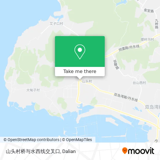 山头村桥与水西线交叉口 map