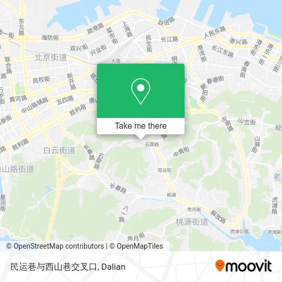 民运巷与西山巷交叉口 map