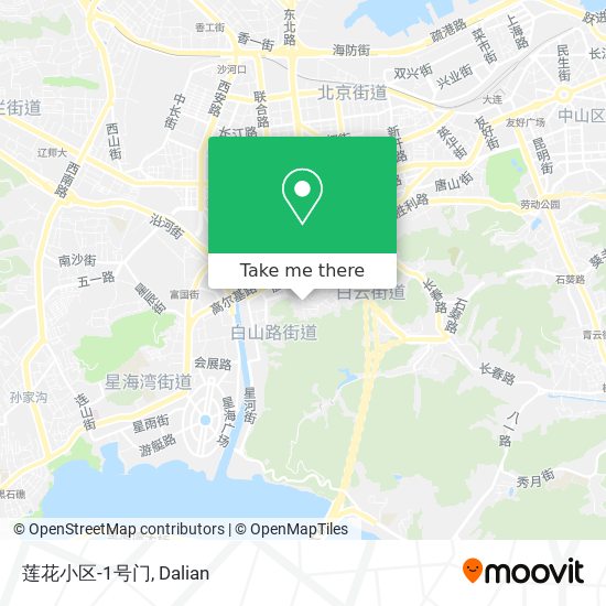莲花小区-1号门 map